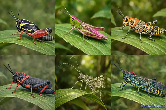 Saltamontes más Extraños